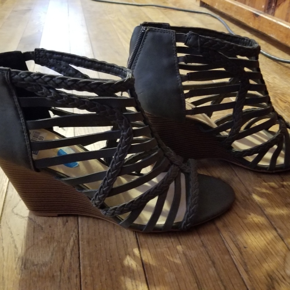 Wedged heels